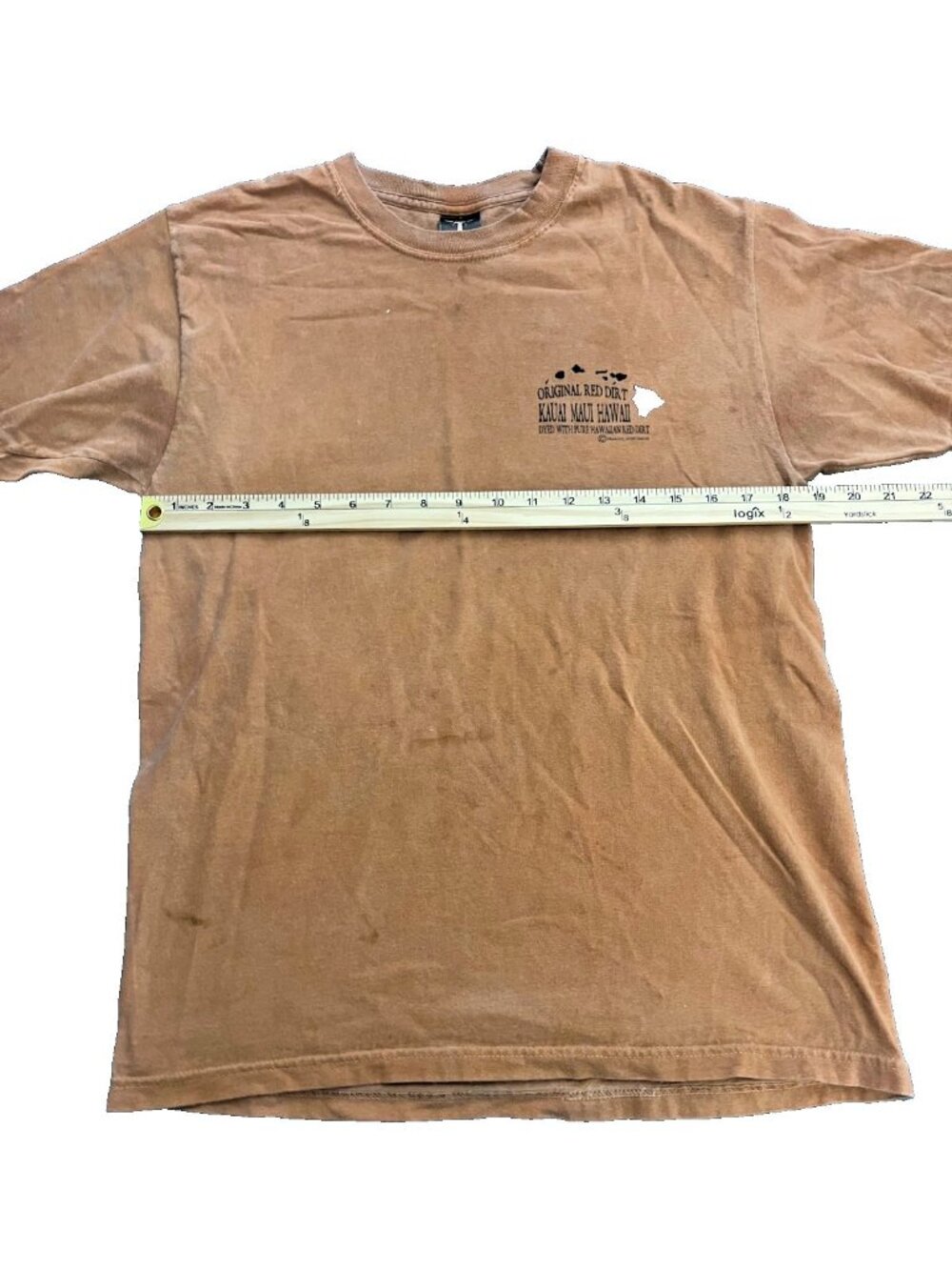 Vintage 90s Original Red Dirt Hawaii Shirt Older Than Dirt Hanes Beefy T Medium - Picture 5 of 7